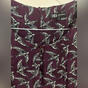 Unique Bird Print Dress
